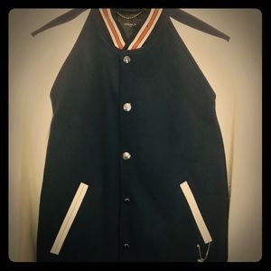 Coach Icon Varsity Jacket (“Navy/Chalk”)